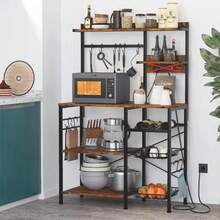 Estante Almacenamiento Moderno Y Minimalista Marco De Metal - Multicolor - Ver 3