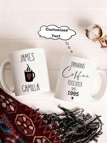 Custom Valentine's Day Mug,Custom Photo Mug, Personalized Text Coffee Mug, Personalized Photo Anniversary Mug, Housewarming Gifts,Valentine's Day Gift, Best Friend Gift, BFF Gift, Christmas Gift, Christmas Decor, Christmas Decoration, Thanksgiving Gift, Customized Mug, Gossby Friend Coffee Mug