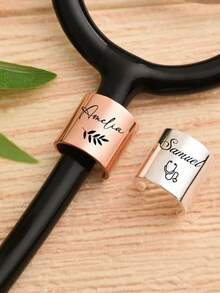 Personalized Stethoscope Name Tag, Customizable Stethoscope Label Accessory, Suitable As A Gift For Nurses, Medical Assistants, Doctors On Nurses' Day, Also Suitable For Veterinarians