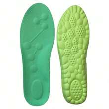 EVA Sports Insoles - Thick, Soft & Breathable With Heel Support | Sweat-Absorbent & Odor-Resistant For Running, Basketball & Casual Attire - Green - View 6