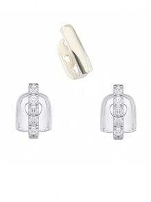 3 chiếc/5 chiếc khuyên răng đính đá lấp lánh hình thanh dọc, phong cách hip hop, phụ kiện thời trang dự tiệc, câu lạc bộ, unisex, trang trí răng thưa, quà tặng ngày lễ. - Nhiều màu - Xem 3