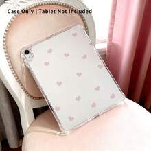 1pc High Transparent Anti-Drop TPU Tablet Case, High-Definition Heart UV Printing, Compatible With IPAD 11 2025, MINI6/7, AIR1/2, Air4/AIR5/Air6/AIR7, 9.7 Inch IPad 2019/2020/2021, 10.2 Inch IPad 10/11, AIR11 (2024/2025), PRO11 (2024), PRO11 (2018-2022), PRO12.9 Inch/AIR13 - Multicolor - View 5