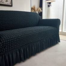 1 Piece  Sofa Cover Elastic Living Room Sofa Cover Pet Anti-Dirty Universal Sofa Protector Home Decoration Sofa Cushion Cover - Dark Gray - 3 - View 9