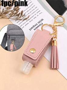 2/1 Pc Hand Sanitizer Bottle Holder, Travel Size Empty Bottle Refillable Soap, Lotion And Liquid Container, 30ml Flip Top Reusable Bottle With Flip Top Keychain Bottle Hand Sanitizer Holder Backpacking Travel Outdoors - Multicolor - View 3