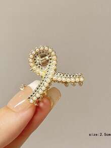 10pcs/Set Assorted Mini Metal Pearl Hair Clips, Cute & Elegant Hair Accessories Suitable For Parties, Dates, Events - Multicolor - View 6