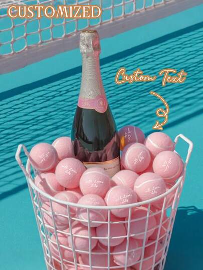 Personalized Dog Balls, Customized Wedding Favors, Customized Tennis Balls With Loving Messages, Tennis Player Gifts, Dog Toys/Puppy Toys/Cat Toys/Tennis Toys ,Yoga Friendly