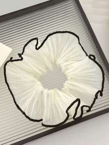 1 Stück Scrunchie Haargummis für Frauen, schicke Dutt-Wicklung Haargummis, gerüschter Haargummi für den Pferdeschwanz, vielseitiges und modisches Accessoire, Haaraccessoires für Frauen, Haarstyling-Tools, Beauty-Accessoires, Accessoires für lockiges Haar, Haaraccessoires für Frauen, Herbst, Reisen, Haarstyling-Tools, Accessoires für Frauen, Haarsachen, lockiges Haar, Scrunchie - Verschiedenfarbig - Übersicht 13