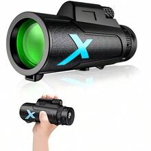 Telescopio monocular 8x, zoom manual de alta definición, mini telescopio monocular de alta definición de larga distancia - Oscuro - Ver 1