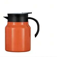 1 Piece Stainless Steel Coffee Maker With Tea Filter, Double Layer Vacuum Kettle, 1L / 33.8OZ Home Insulator, Tea Kettle, Beverage Dispenser For Hot Chocolate Milk, Fruit Juice - Multicolor - View 12