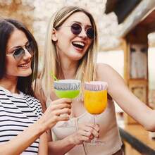 Reusable Drink Sleeve With Straw Hole, Bar/Club/Party Cup Holder, Nightclub Anti-Drugging Cup Sleeve And Lid, Prevents Foreign Objects From Entering The Cup - Multicolor - View 5