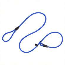 Artificial Silk Material Dog Training Leash With Adjustable Collar, Solid Color Pattern Restraint Leash For Puppies And Cats Control, Pet Walking Leash For Behavior Training - Multicolor - View 7