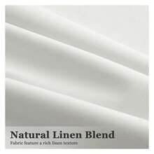 102 Inch Blackout Curtains 2 Panels,Linen Thermal Drapes For Bedroom - 如圖638 - View 2