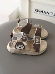 Infant Fashion Sandals, Unisex Casual Versatile Non-Slip Soft Sole Outdoor Baby Toddler Sandals - Khaki - View 4