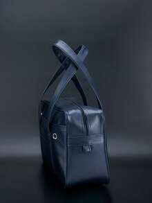 多功能校园风时尚大容量单肩包，适合情人节 - 黑色 - 查看 5