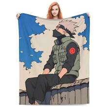 JJ Maybank Soft Quality Throw Blanket For Living Room Travel Perfect For Autumn BedspreadJack Skellington Zero And Sally Nightmare Before Christmas Blankets Fleece Textile Decor Soft Throw Blankets For Bedding BedroomJapan Anime Haikyuu Printed Blanket Picnic Blankets Warm Blanket Soft And Comfortable Blanket Home Travel Birthday GiftJapanese Anime Graphic Blankets N-Narutos Flannel Novelty Soft Throw Blankets For Home All SeasonJapanese Anime   Blanket Warm Soft Fluffy  And Adult Sofa Bed Throw Blanket Outdoor Travel Camping Sheet - White 3 - View 3