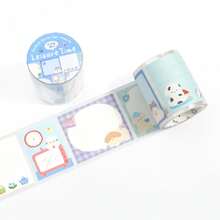 1pc Writable Die-Cut Washi Tape, Soft & Fluffy Memo Series, Cute Marking Sticker Tape For Journaling - Multicolor - View 14