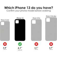 Defender Series Screenless Edition Case For For IPhone 13 (Only) - Holster Clip Included - Non-Retail Packaging - Realtree Edge Black (Camo),RealtreeEdgeBlack(Camo) - 真正的樹邊緣黑色(凸輪o) - 查看 3