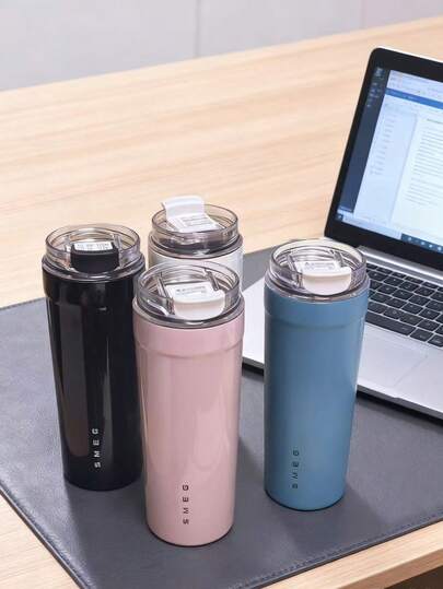 550ml High-Quality Vacuum Insulated Tumbler, Large Capacity Office Water Bottle, Outdoor Portable Car Cup, Hot & Cold Drink, Stainless Steel Leak-Proof Thermal Mug, Stylish Insulated Coffee/Tea/Milk Cup, Suitable For Students And Adults At Home, School, Office, Party, Camping, Picnic, Perfect Gift For Valentine's Day, Boyfriend, Girlfriend, Friends