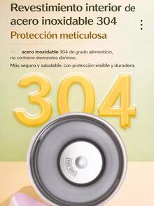 Botella térmica reutilizable con popote integrado y asa,FAB-29, Termo moderno de acero inoxidable 304, 900 ml, práctico, ligero y duradero para el día a día,Tapa Hermética con Boquilla Abatible, Popote Reutilizable, Aislamiento de Doble Pared, Mantiene Bebidas Frías y Calientes Todo el Día – Ideal para Oficina, Gym, Viajes y Uso Diario - Amarillo - Ver 11