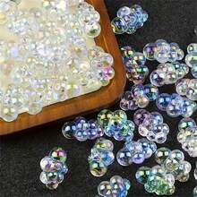 15pcs Miniature Bath Bubbles - 1:6 Scale Hyper-Realistic Soap Bubbles, For Doll House Bathtub Decor - Use These Collectible DIY Accessories To Enhance Your Miniature Landscape Garden - Multicolor - View 6