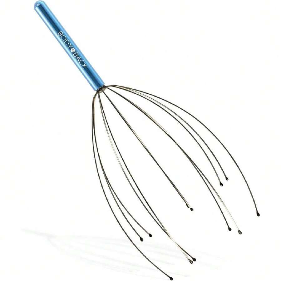 Scalp Massager, Head Scratcher, Manual Head Massager For Stress Relief, Relaxing Scalp Scratcher, Tingler For Gentle Hair Stimulation (Blue),38521912 - 藍色 - 查看 1