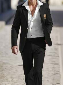 Men's Casual Blazer Jacket, British Style, Versatile & Fashionable