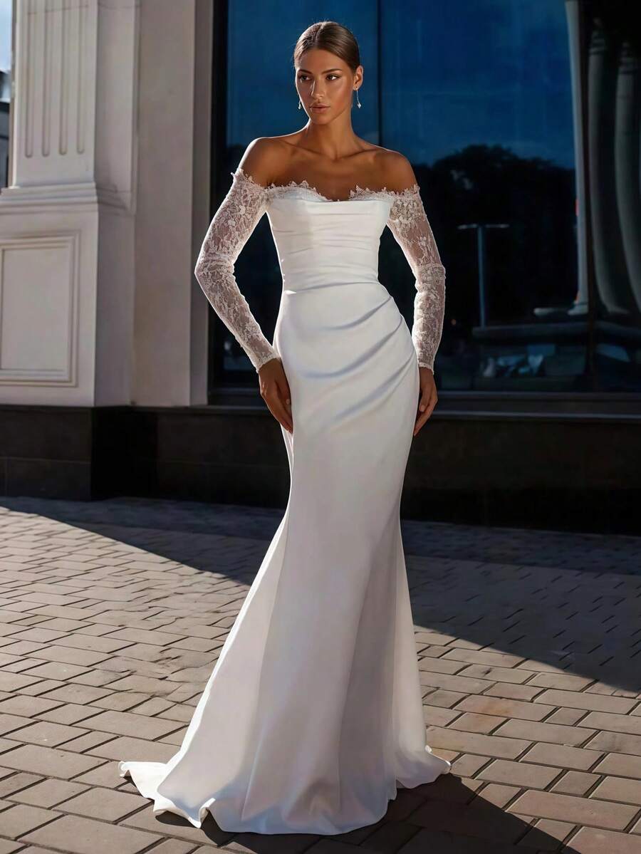 Wedding Dresses - 白色 - 查看 1