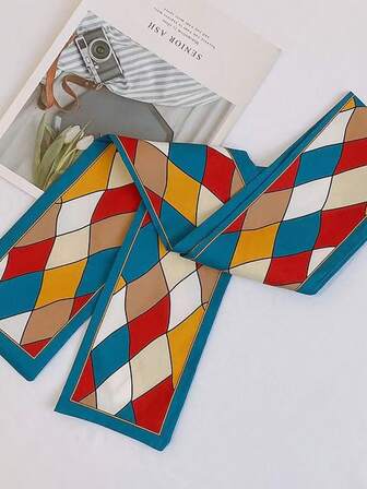 1 pieza Cinta de pelo elegante de satén, accesorio de pelo versátil de cinta de lazo para mujeres