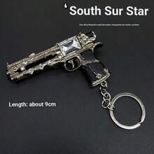 Peace Metro Escape Alloy Metal Model Keychain, High-End Metal Keychain - Multicolor - View 2