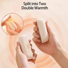 Portable Hand Warmer, Detachable Magnetic Hand Warmer, 3 Temperature Settings, 2 Rechargeable 1200mAh Batteries, Winter Heating Device, Suitable For Men And Women, Ideal Gift For Valentine's Day, New Year, And Cold Weather - View 5