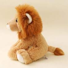 逼真的丛林风格坐姿狮子毛绒玩具 - 柔软的毛绒动物幼崽，家居装饰，适合作为儿童圣诞节、感恩节、复活节或生日礼物。 - 彩色 - 查看 6