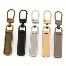 4pcs Detachable Metal Zipper Pulls, Zipper Repair Accessories - Type a - View 1