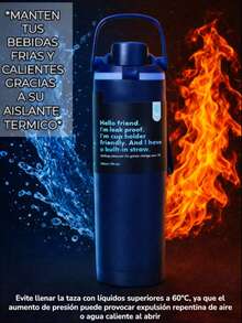 Botella térmica reutilizable con popote integrado y asa,FAB-29, Termo moderno de acero inoxidable 304, 900 ml, práctico, ligero y duradero para el día a día,Tapa Hermética con Boquilla Abatible, Popote Reutilizable, Aislamiento de Doble Pared, Mantiene Bebidas Frías y Calientes Todo el Día – Ideal para Oficina, Gym, Viajes y Uso Diario - Amarillo - Ver 8
