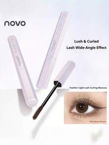 NOVO 防水防汗睫毛膏 - 自然纤长卷翘，速干持久，打造根根分明的睫毛。适合新手、学生、日常妆容、送礼、节日、派对、毕业典礼等场合，简约风格。 - 01#自然黑 - 查看 9