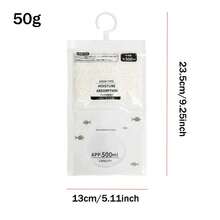 Schwere wiederverwendbare Luftentfeuchter-Tasche - Luftentfeuchter-Tasche mit transparentem Fenster und Feuchtigkeitsanzeige, ohne Batterie, ideal für Schrank, Keller, Badezimmer, Küche, Studentenwohnheim - perfekt für feuchte Umgebungen, Schrank-Luftentfeuchter, sichtbare Feuchtigkeitsaufnahme, strapazierfähiges Absorptionsmaterial - Verschiedenfarbig - Übersicht 2