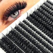 30D/40D/50D/60D/80D Mink Eyelashes 280 Bundles Natural Eyelash Extension 3D  Volume Individual Eyelash Cluster  Tools Lashes (80D-D Curl-0.07-MIX),38587351 - 綠色 - 查看 1
