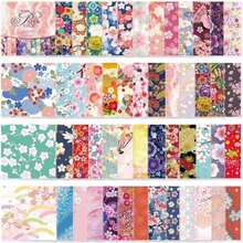 Origami Paper Kit 50 Sheets 70GSM 6 Inch Square Double Sided Color 50 Vivid Japanese Washi Chiyo Colors For Hand Crafts Origami Paper Arts CreativityJapanese Sakuras - MàuM - Xem 1