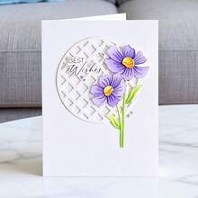 创意花卉金属切割模具，DIY剪贴簿相册和压花模板，贺卡制作工具，卡片纸切割工艺品，礼品卡制作模板模切。