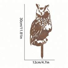 1pc Vintage Metal Nightingale Sculpture With Natural Rust Effect, Suitable For Outdoor Garden Fence Decor, Animal Art Theme, Desktop Display, Ideal Gift For Bird Lovers, Grandparents On Valentine's Day, Easter - Multicolor - View 14