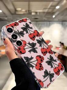 1个骷髅玫瑰蝴蝶结软壳手机壳，兼容华为荣耀、红米、三星Galaxy A04e/12/A13/A14/A34/A50/A52/A53/A54/S21/S22/S23/S24/S25/S25Ultra/S25FE/S26/S26 Plus/S26 Ultra/S26 Edge、6A/7A/8A、12T/13T/15T/15T Pro - 無色 - 查看 7