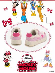 Disney 1 đôi giày thể thao trẻ em  phiên bản hợp tác chính thức, phù hợp cho sinh hoạt hàng ngày, kỳ nghỉ, thể thao và các hoạt động ngoài trời. Thoải mái, ôm sát chân, chống trơn trượt, thoáng khí. (Giày thể thao bé trai, giày sneaker bé trai, giày thể thao trẻ em, giày thể thao bé gái, giày sneaker bé gái) - Màu tím - Xem 3