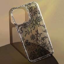 Romantic Lace Pattern Soft Transpart Phone Case For   17Pro Max 16e 15 14 13 12 11  X XR XS 7 8 Plus SE Silicone Cover.Holiday Phone Accessories.It Is The Best Gift Choice For Friends Or Family. Fall 17 Pro Max Case 17 Pro Max Add A Festive Touch Waterproof Anti-Fall Scratch Resistant 17 Pro Case Valentine's Day Gift Giving 16 Case 13 Case Case Festival Gift Suitable For Gifting To Lovers 1 Hot Selling Item Exquisite Ldeal Holiday Present Customizable Things - 1 - 查看 9