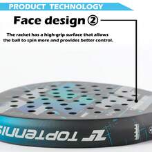 1pc Joeyplay 24K Carbon Fiber Flat Tennis Racket, High-Performance Diamond Head Padel Cage Tennis Racket, Ultra-Light Full Carbon Fiber Flat Tennis Racket, High-Grip 3D Textured Reflective Surface, EVA Foam Core Super Elasticity, Anti-Slip Ergonomic Handle, High Shock Absorption Design, Powerful Performance, Fashionable Sports Racket, Red/Blue/Orange