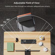 Cmara Web 1080P 60FPS para PC, Cmara Web con Microfono, Enfoque Automtico, Control por Software, FOV Ajustable, Plug and Play, Cmara Compacta para Computadora de Escritorio V02AF - 2K30FPS1080P60FPS - Ver 6