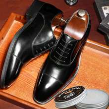 鞋蜡清洁套装（含抛光海绵）皮革清洁保养油，适用于皮夹克、鞋子、包袋、皮沙发，去除污渍，快速抛光滋养，颜色无限 - 60ml鋁盒馬鞍皂+手柄海綿 - 查看 8