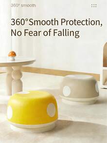 可爱的塑料蘑菇凳，适合户外露营，小巧方便居家使用，可伸缩收纳，轻便，且承重能力强。 - 彩色 - 查看 4