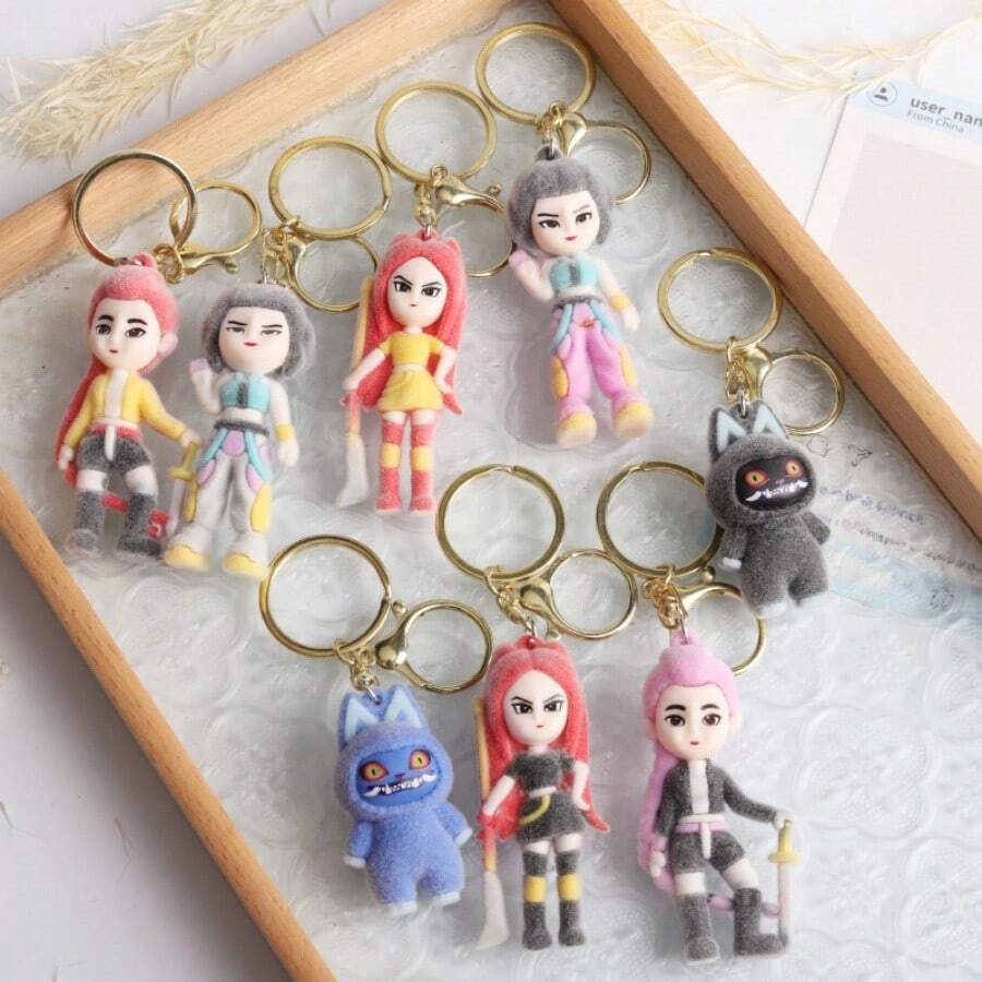 1pc K-POP Witch Hunting Keychain Pendant, Creative Small Gift, Bag Charm - Multicolor - View 1