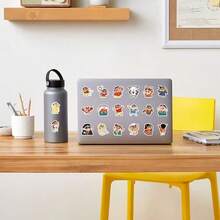 50张蜡笔小新“趣味伙伴”贴纸 | 数百种有趣的表情，瞬间将笔记本/手机壳变成趣味场景。用这些DIY趣味贴纸释放你的创造力。可爱的动漫贴纸，适合DIY笔记本。 - 彩色 - 查看 4