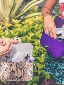 10pcs/30pcs Eyelash Care Bags, Eyelash Packaging Bags, Cosmetic Original Design Bags, Suitable For Vanity Accessory Storage, Jewelry Storage Box, Cosmetic Storage Box, Perfume Storage Box, Cosmetic Bag, Small Eyelash Zipper Case, Travel Care Accessories, Organized Makeup Bag, Travel Essentials. - Multicolor - View 11