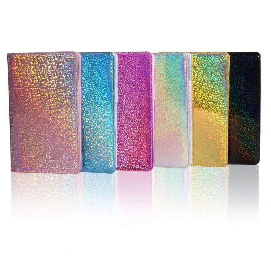 Holographic Glitter Silver Server Book For Waitress Book Server Wallet Waiter Book Cute Bling Waitstaff Organizer Fit Waitress Apron (Silver) - Màu A - Xem 1